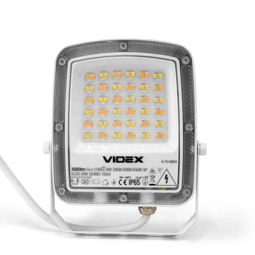 LED Floodlight VIDEX-FLOOD-LED-F5-30W-CCT
