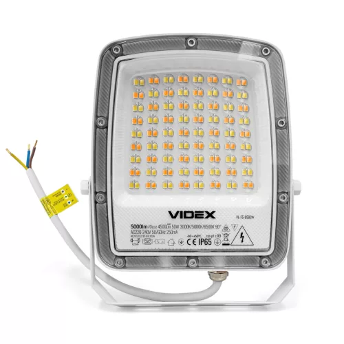 LED Floodlight VIDEX-FLOOD-LED-F5-50W-CCT