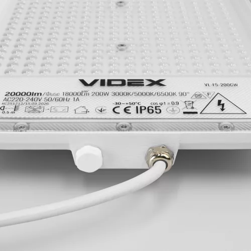 LED Floodlight VIDEX-FLOOD-LED-F5-200W-CCT