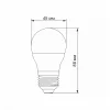 LED bulb VIDEX G45h 6W E27 4100K