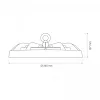 LED High Bay Light VIDEX-LED-HBe04-100W-CCT-WHITE