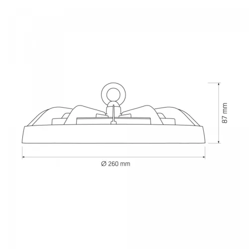 LED High Bay Light VIDEX-LED-HBe04-100W-CCT-WHITE
