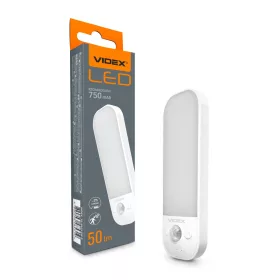   LED RECHARGEABLE NIGHT LIGHT with MOTION SENSOR VIDEX VL-NL014W-S
