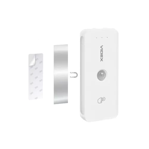 LED RECHARGEABLE NIGHT LIGHT with MOTION SENSOR VIDEX VL-NL053W-S