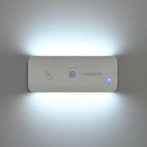 LED RECHARGEABLE NIGHT LIGHT with MOTION SENSOR VIDEX VL-NL053W-S