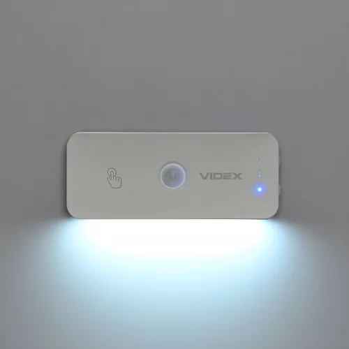 LED RECHARGEABLE NIGHT LIGHT with MOTION SENSOR VIDEX VL-NL053W-S