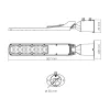 LED Street Light VIDEX IP65 SLE18 50W 5000Lm 5000K 230V