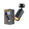 Wall and ceiling spotlight luminaire VIDEX-GU10-GRANT-BLACK