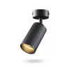 Wall and ceiling spotlight luminaire VIDEX-GU10-GRANT-BLACK