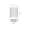 Ceiling spotlight luminaire VIDEX-GU10-TREVOR-WHITE