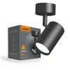 Wall and ceiling spotlight luminaire VIDEX for GU10 lamp VL-SPF05B-BFB