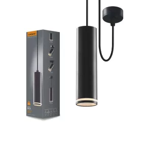 Pendant spotlight luminaire VIDEX-GU10-TATUM-BLACK