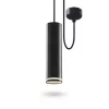 Pendant spotlight luminaire VIDEX-GU10-TATUM-BLACK
