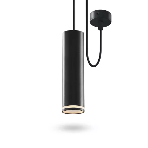 Pendant spotlight luminaire VIDEX-GU10-TATUM-BLACK