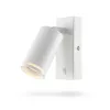Wall-mounted spot luminaire VIDEX-GU10-KENT-WHITE