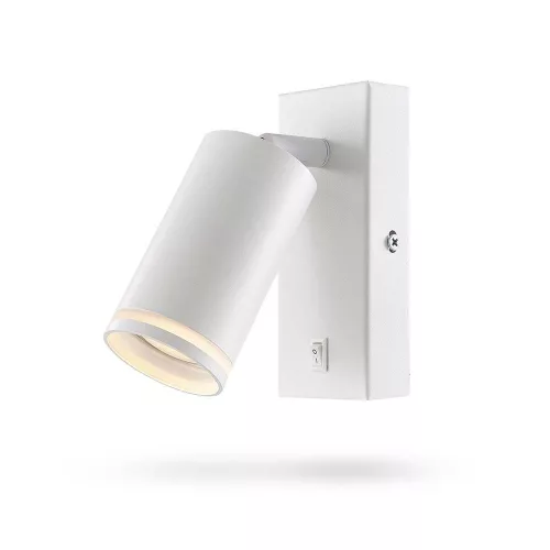 Wall-mounted spot luminaire VIDEX-GU10-KENT-WHITE