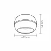 Ceiling spotlight luminaire VIDEX for GX53 lamp VL-SPF16A-W
