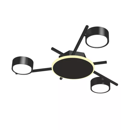 Ceiling spotlight luminaire VIDEX for 3xGX53 lamp with backlight VL-SPF20B-BB