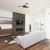 Ceiling spotlight luminaire VIDEX for 3xGX53 lamp with backlight VL-SPF20B-BB