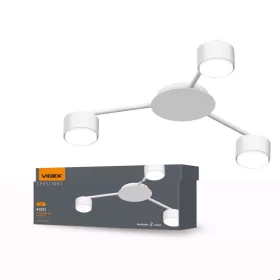  Ceiling spotlight luminaire VIDEX for 3xGX53 lamp VL-SPF20B-W