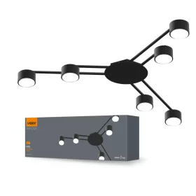   Ceiling spotlight luminaire VIDEX for 6xGX53 lamp VL-SPF21B-B