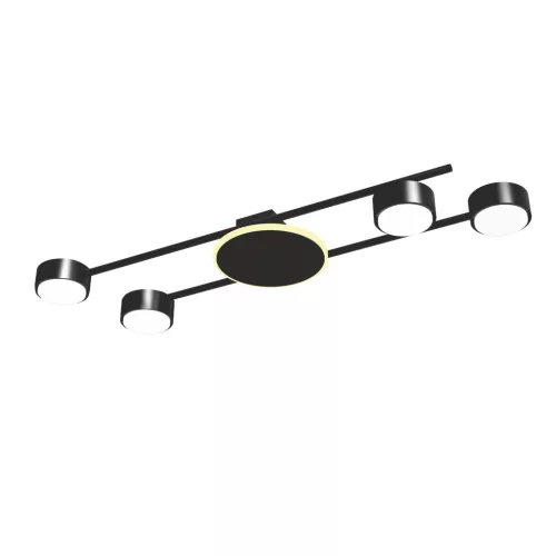 Ceiling spotlight luminaire VIDEX for 4xGX53 lamp with backlight VL-SPF21B-BB
