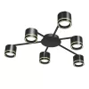 Ceiling spotlight luminaire VIDEX for 6xGX53 lamp VL-SPF21B-BP