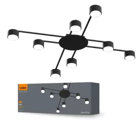   Ceiling spotlight luminaire VIDEX for 8xGX53 lamp VL-SPF22B-B