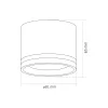 Ceiling spotlight luminaire VIDEX for GX53 lamp VL-SPF35A-W
