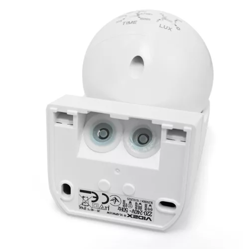 PIR motion and light sensor VIDEX VL-SPW11W 800W IP44 White