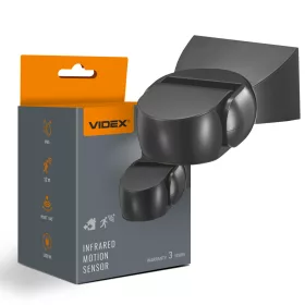PIR motion and light sensor VIDEX VL-SPW15B 1200W IP65 Black