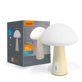   Rechargeable Mushroom LED Table Lamp VIDEX VL-TF25BG 3000-6500K + RGB