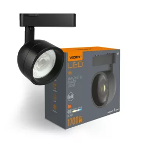   LED Light for Magnetic slim track light system VIDEX VL-TRMS-LA78B Black