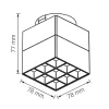 LED Light for Magnetic slim track light system VIDEX VL-TRMS-LE29B Black