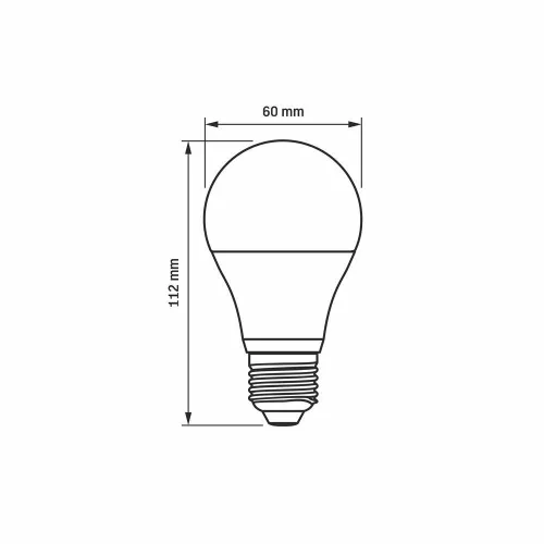 LED Bulb VIDEX-E27-A60-8W-NW