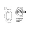 LED Bulkhead Light VIDEX-BULKHEAD-LED-DANA-15W-NW
