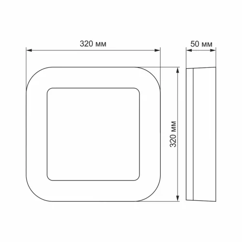 LED Bulkhead Light VIDEX-BULKHEAD-LED-VIKA-24W-NW