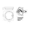 LED Bulkhead Light with motion detector VIDEX-BULKHEAD-LED-PIR-KIRA-11W-NW