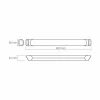 LED Batten Light VIDEX 36W 0.6Ě 5000K 4000Lm Black
