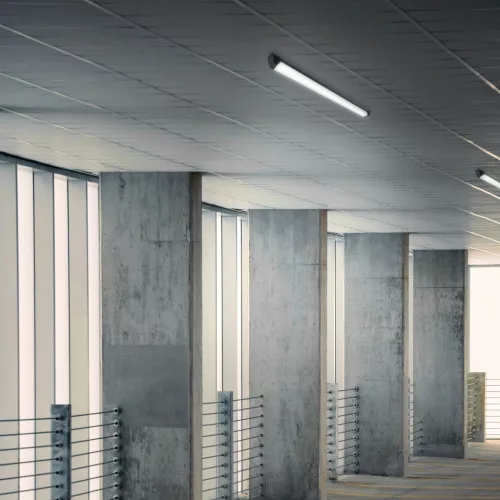 LED Batten Light VIDEX 72W 1.2Ě 5000K 8000Lm Black