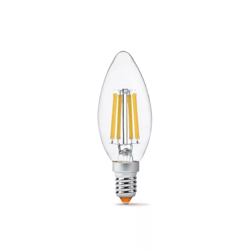 LED Bulb VIDEX-E14-C35-6W-FIL-WW