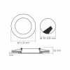 LED Downlight Fixture VIDEX-DOWNLIGHT-LED-DLBR-064-6W-NW