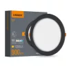 LED Recessed Downlight VIDEX-DOWNLIGHT-LED-DLBR-124-BLACK-12W-NW