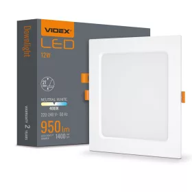 LED Downlight Fixture VIDEX-DOWNLIGHT-LED-DLBS-124-12W-NW