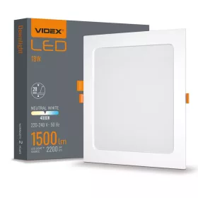 LED Downlight Fixture VIDEX-DOWNLIGHT-LED-DLBS-184-18W-NW