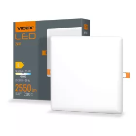   LED Frameless Downlight Fixture VIDEX-DOWNLIGHT-LED-DLFS-24W-NW