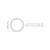 LED Surface Downlight Fixture VIDEX-DOWNLIGHT-LED-DLRS-BLACK-18W-NW