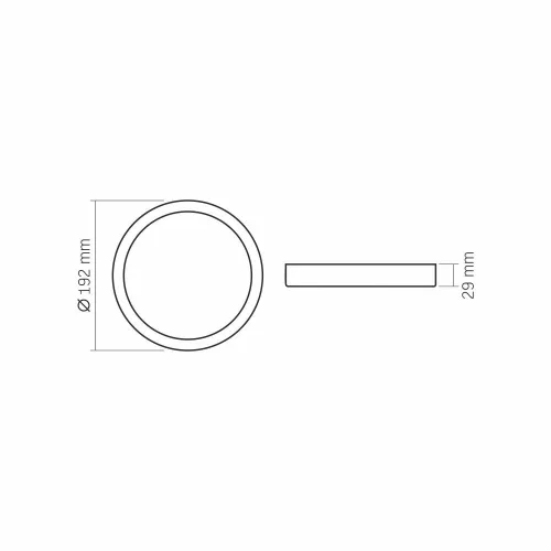 LED Surface Downlight Fixture VIDEX-DOWNLIGHT-LED-DLRS-BLACK-18W-NW