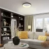 LED DIMMABLE PENDANT LUMINAIRE WITH REMOTE CONTROL VIDEX-LED-EDGE-RC-RGB-72W-BLACK