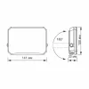 LED Floodlight VIDEX-FLOOD-LED-F3-30W-5K